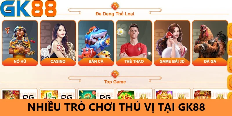 Nhiều trò chơi thú vị tại sàn cược